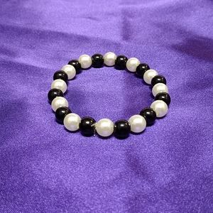 black and white bracelet